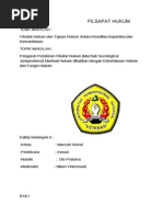 Contoh Makalah Filsafat Hukum