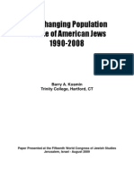 The Changing Population Profile of American Jews 1990-2008