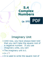 5.4 Complex Numbers