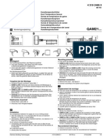 QAM2110.040 Notice de Montage Da de en Es Fi FR It NL SV PDF