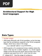 Architectural Support For High Level Languages