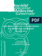 Dictionnaire Des Résultats de Consultation en Médecine Générale PDF