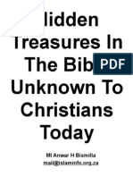 Hidden Treasures in The Bible Unknown To Christians Today