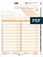 IELTS Answer Sheet