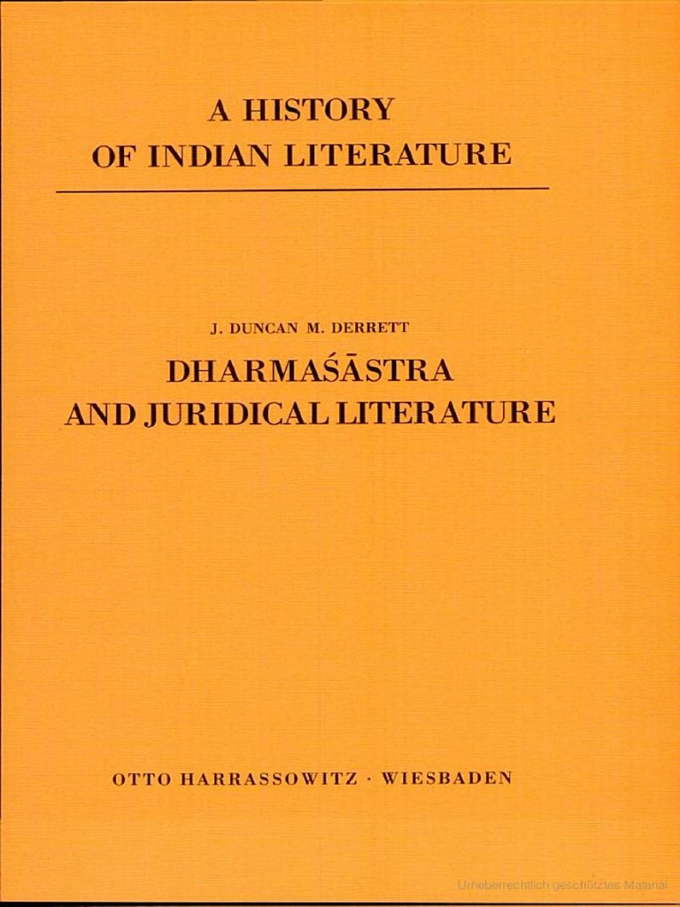 A History Of Indian Literature V 4 Scientific And Technical Literature Pt 1 A History Of Indian Literature V 4 John Duncan Martin Derrett Jan Gonda Editor A