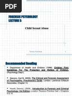 Lecture 5 Child Sexual Abuse 