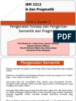 Semantik Dan Pragmatik