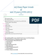 Essay Previous 19 Years Papers (1993-2011) by (WWW - Mrunal.org) For UPSC IAS IPS Exam PDF