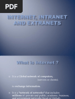 Internet Intranet Extranet