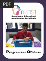 AHIMSA - Programas e Oficinas