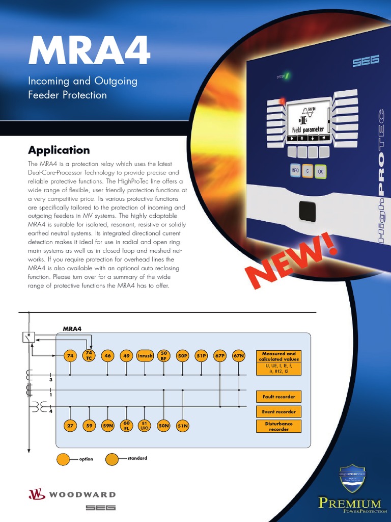 MRA 4 Incoming and Outgoing Feeder Protection | PDF | Power Supply | Relay