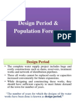 Water Supply Project Design Period & Population Forecasting Methods