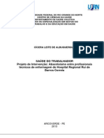 Projeto de Intervenção - Universidade Federal Do Rio Grande Do Norte