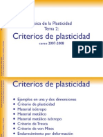 Criterios de Plasticidad