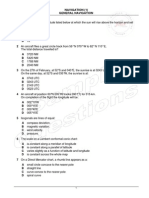 Navigate aircraft with general navigation questions