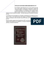 Constitución Política de Los Estados Unidos Mexicanos de 1917