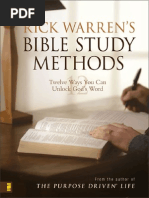 Download Rick Warrens Bible Study Methods by Rick Warren Excerpt by Zondervan SN20223461 doc pdf