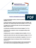 Frases e Pensamentos de Auto Estima e Motivação