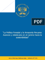política forestal y la amazonía peruana