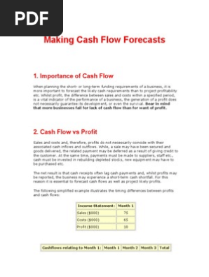 cash flow