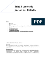 Unidad 8 Actos de Aprobacion Del Estado