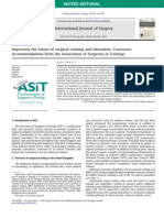 Improving Future of Surgical Training Education Consensus Recommendations From Association of Surgeons in Training