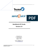 Sendquick API Guide v2.9