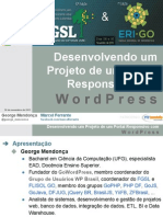 Desenvolvendo um projeto de um portal responsivo com WordPress - 10° FGSL