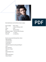 Baik Inilah Biodata Dan Profil Rezky Aditya Lengkap