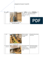 Hasil Inspeksi Tools Di Bay PT ALSTOM PESI