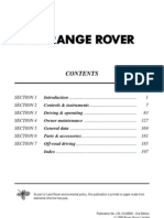 Range Rover 1998 User Manual