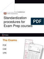 NewCambridge Preps - Standardizing Procedures