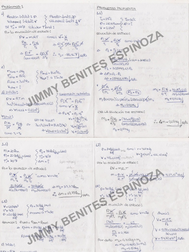 Solucionario Mecánica de Fluidos - Jimmy Benites | PDF