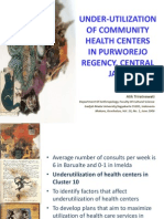 Under-Utilization of Community Health Centers