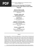 Download Inclusive Practices in Large Urban Inner-City Schools School Principal Involvement in Positive Behavior Intervention Programs by Roberto Johnson SN202289792 doc pdf