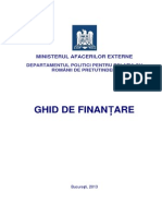 Ghid de Finantare 2013