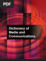 Dictionary of Media