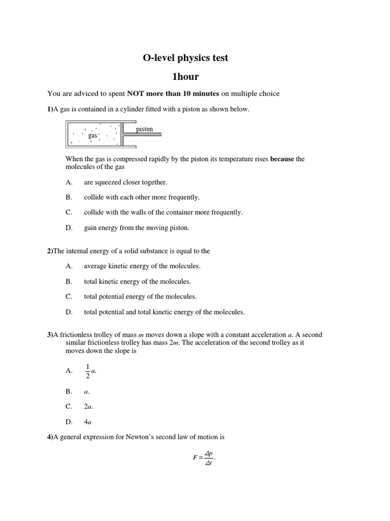 Physics Test 3 | Kinetic Energy | Force
