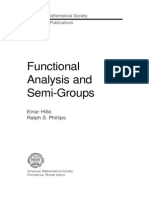 Functional Analysis and Semi-Groups - E. Hille, R. Phillips