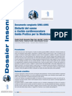 Disturbi Del Sonno e Rischio Cardiovascolare Guida Pratica Per La Medicina Generale