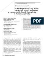 Effect of Wrist Hand Splints On Grip, Pinch, Manual Dexterity, and Muscle Activation in Children With Spastic Hemiplegia: A Preliminary Study