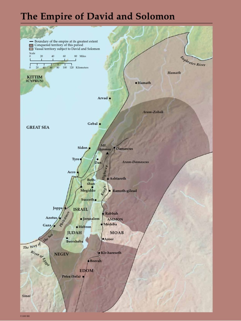 Map of David and Solomon's Empire | PDF