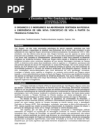 O Orgânico e o Inorgânico Na Abordagem Centrada Na Pessoa - A Emergência de Uma Nova Concepção de Vida A Partir Da Têndencia Formativa