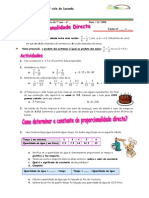 Proporcionalidade Directa