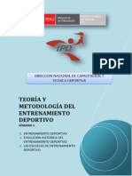 Teoria y Metodologia Del Entrenamiento Deportivo - Semana 1-g2