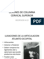 11 – LESIONES DE COLUMNA CERVICAL SUPERIOR