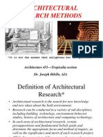 Arch Research Methods