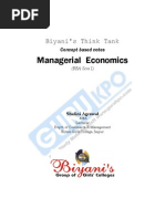 Managerial Economics Notes