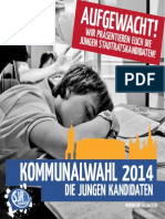 Broschüre zur Ansbacher Kommunalwahl 2014