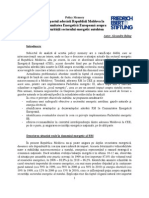 Impactul Aderării Republicii Moldova La Comunitatea Energetică Europeană Asupra Securităţii Sectorului Energetic Autohton